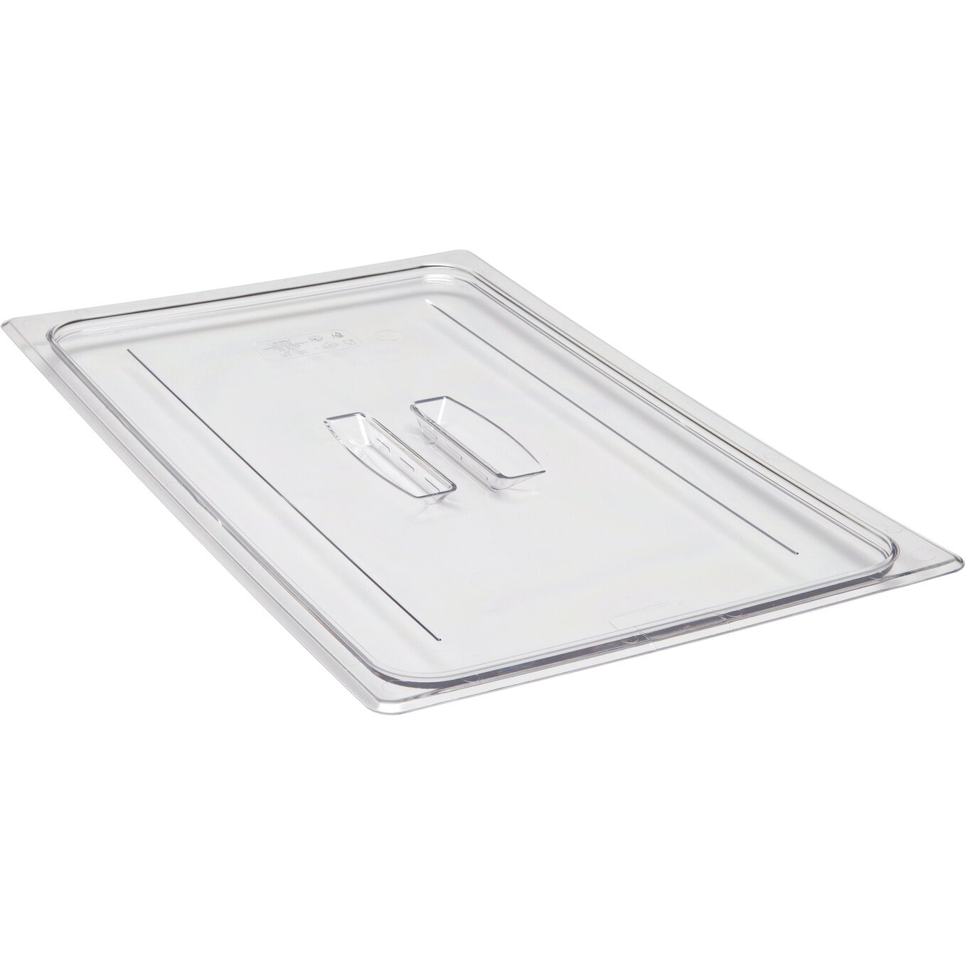 GN-Deckel GN 1/1 530 x 325 mm mit Griff o. Aussparung Copolymer BPA-frei transp.
